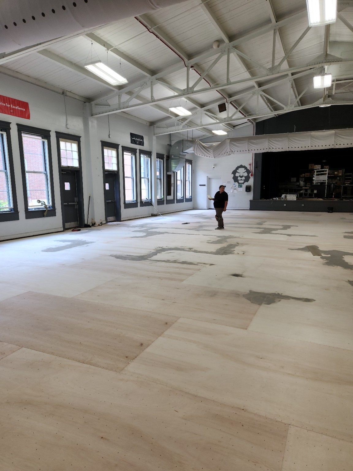 Floor preparation and leveling