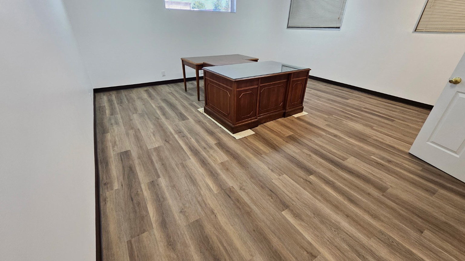SEIU Local Union Office interior with commercial flooring